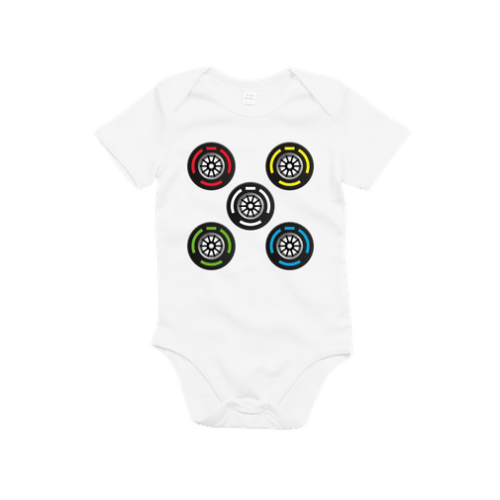 Racing Tyres Baby Grow