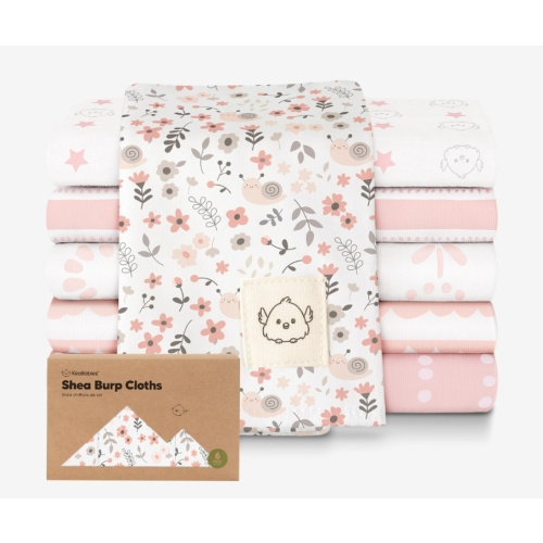 Shea Burp Cloths (6 Pack) - Sweet Charm