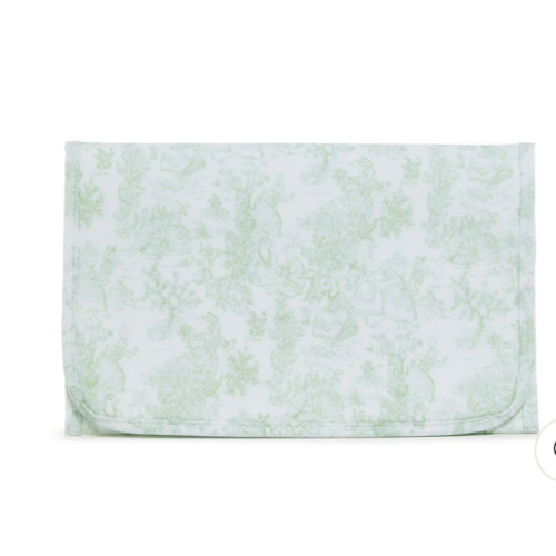 Changing Pad - Bunny Toile Green