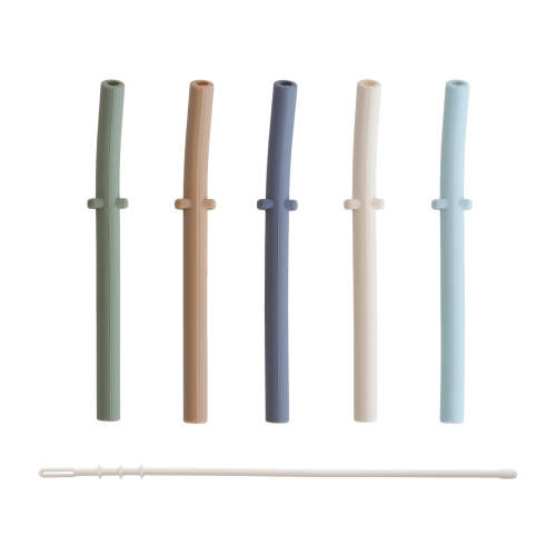 Silicone Replacement Straws - 5 Pack – Mushie