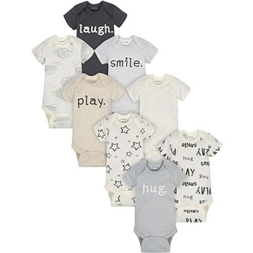 Onesies Brand Baby 8-pack Short Sleeve Mix & Match Bodysuits