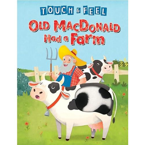 Old MacDonald Had a Farm - Touch and Feel Storybook - Children's Board Book - Novelty Book