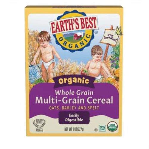 Earth's Best Organic Multi-Grain Whole Grain Baby Cereal - 8oz