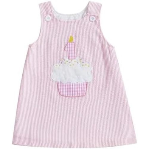 Baby Girl First Birthday Outfit 1 Cake Embroidery One Year Old Birthday Dress Smash Cake Dresses