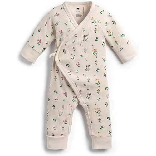 MONICA + ANDY Baby Organic Kimono Tie One-Piece