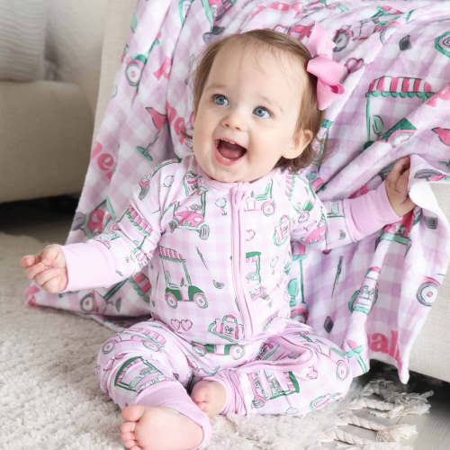 Birdie Babes Convertible Zip Romper | Pink