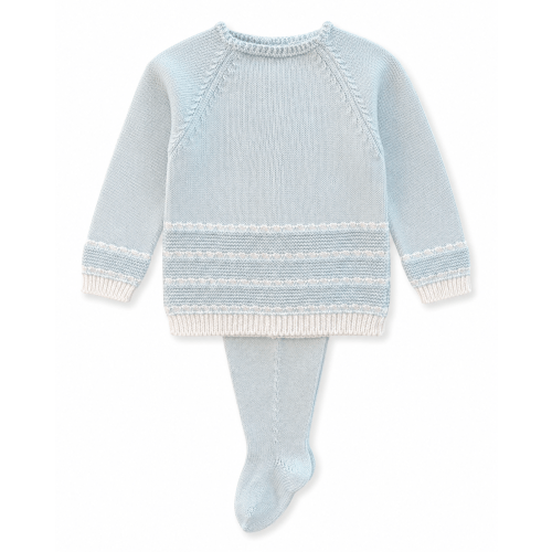 Footed Stripe Baby Boy Set