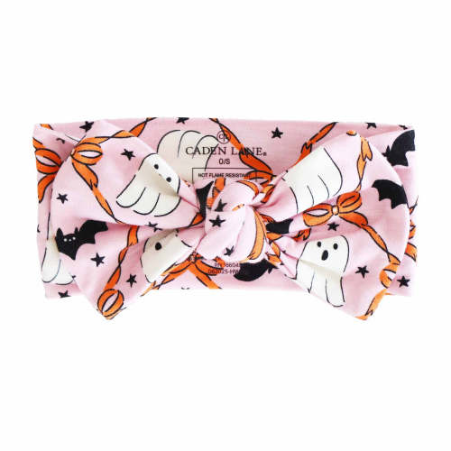 Boo Babes Knit Large Bow Headwrap