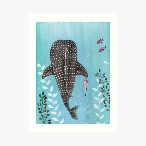 Whale Shark Art Print (Small)