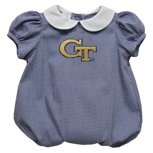 Blue Georgia Tech Yellow Jackets Puffy Bubble Dress