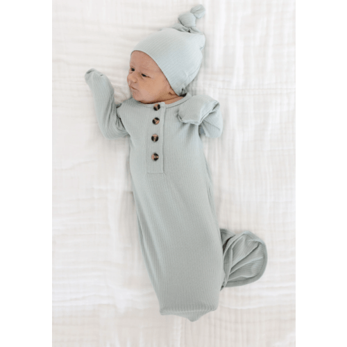 Bailey Ribbed Knotted Gown