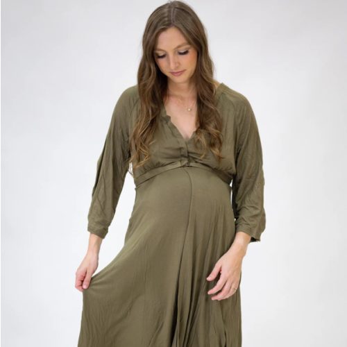 Lila Labor & Postpartum Gown in Sage