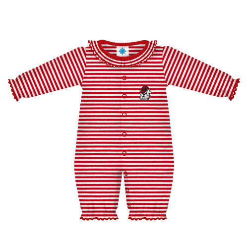 Georgia Bulldogs Ruffle Stripe Convertible | College Baby