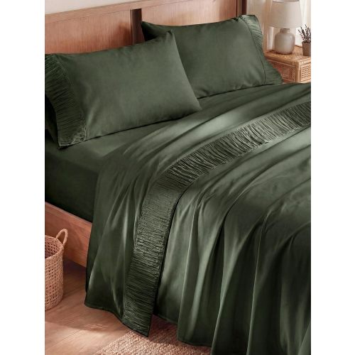 Bedsure Queen Sheet Set - 4 Pieces Soft, Breathable, Cooling Bed Sheets