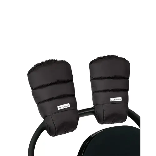 7AM Enfant Warmmuffs - Black Plush