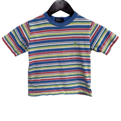 Vintage Polo Ralph Lauren Toddler Boys Striped T Shirt Size 4T / 14 x 16