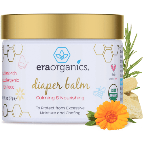 Era Organics Baby Diaper Balm, USDA Organic, Extra Soothing