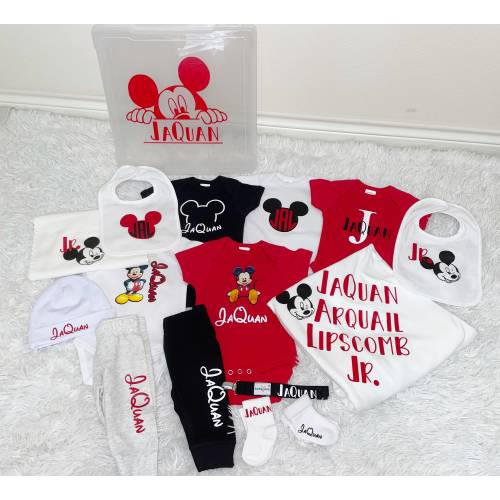 Large Personalized Baby Box for Boys