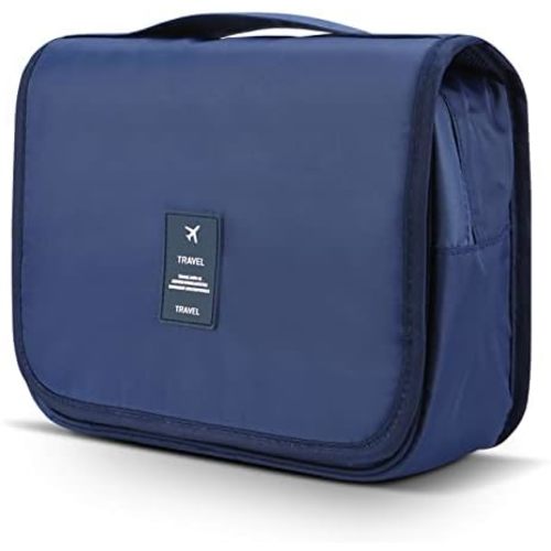 Mossio Hanging Toiletry Bag - Large Cosmetic Makeup Travel Organizer for Men & Women with Sturdy Hook