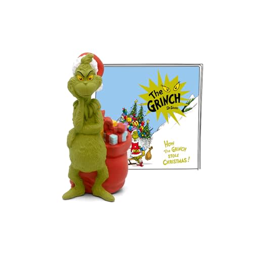 Tonies The Grinch Audio Toy Figurine from How The Grinch Stole Christmas by Dr. Seuss