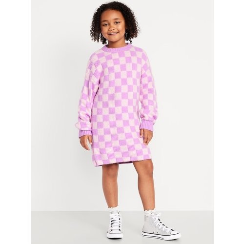 SoSoft Printed Crew-Neck Sweater Dress for Girls | Old Navy