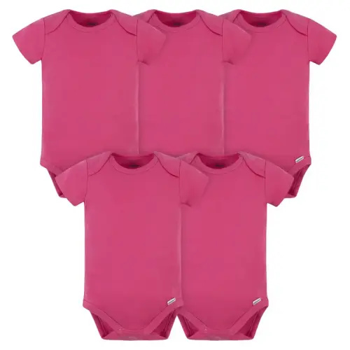Gerber Baby Boys and Girls Onesies® Brand Short Sleeve Bodysuits, - TikTok Shop