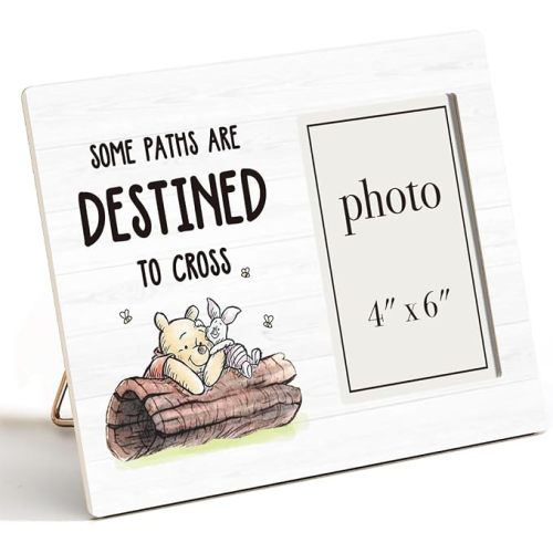 AKFVNSFK Pooh Bear Quote Picture Frame, Nursery Gifts for Kids Grandkids