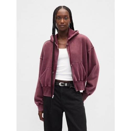 Size large VintageSoft Full-Zip Wedge Hoodie | Gap