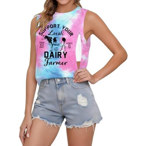 ASTANFY Maternity Nursing Tank Tops for Breastfeeding Friendly Zip Maternity Tank Tops Mama Sleeveless Breastfeeding Shirts