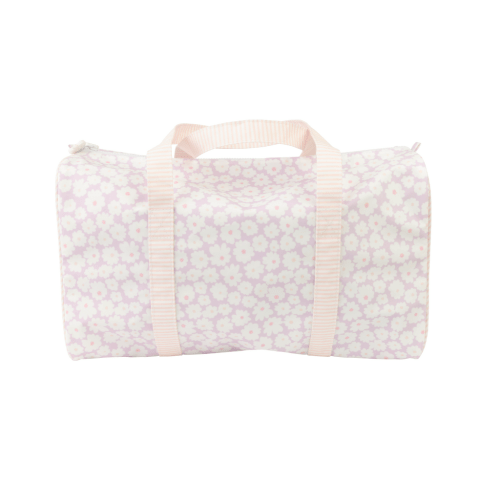 The Duffle Bag in Lavender Daisies