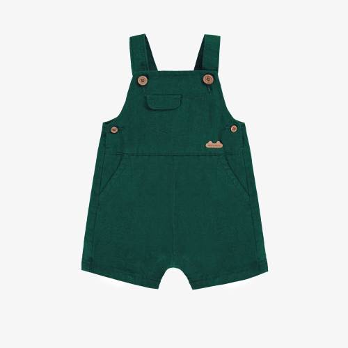Salopette verte avec bretelles ajustables, naissance - Souris Mini