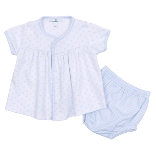 Gingham Dots Diaper Cover Set