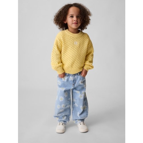 Baby & Toddler Daisy Horseshoe Jeans
