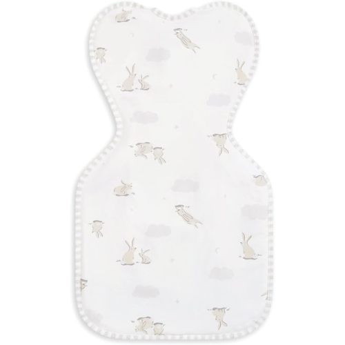 Love to Dream Swaddle Blanket. Newborn Essentials for 0-6 Months Baby Girls and Boys. 1.0 TOG Baby Sleeping Bag with Arms, Provides Comfortable and Quiet Sleep (Medium)