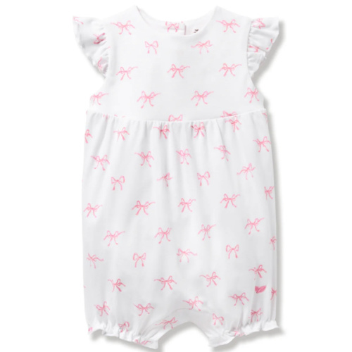 Baby's Pima Isla Play Romper in Blushing Bows