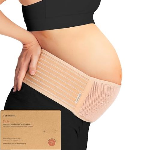 KeaBabies Pregnancy Belly Bands for Pregnant Women,1pk (Classic Ivory, M/L)
