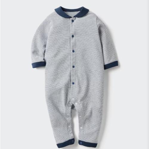 Baby Baby Ribbed One Piece Outfit | Long Sleeve | Striped | UNIQLO US