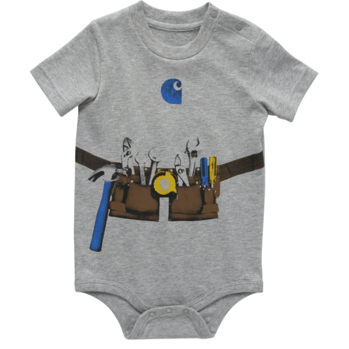 Carhartt Infant Boys' Short Sleeve Toolbelt Onesie