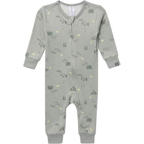 Modern Moments by Gerber Baby Boys & Girls Hacci Footless Pajamas