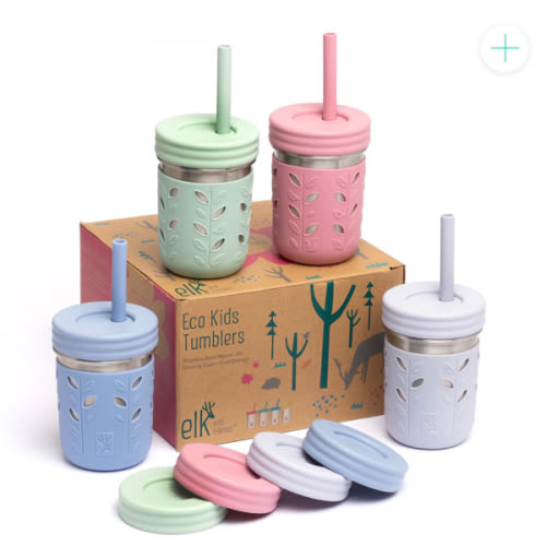 Stainless Steel 10oz Drinking Tumblers + Food Storage