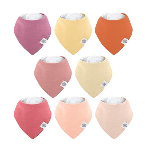 Parker Baby Bandana Drool Bibs for Boys, Girls & Unisex - Soft & Stylish Teething Bibs for Babies