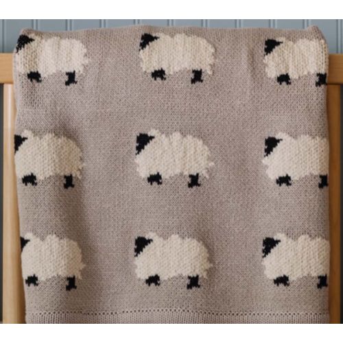 Baby Blanket with Sheep – Market by Modern Nest