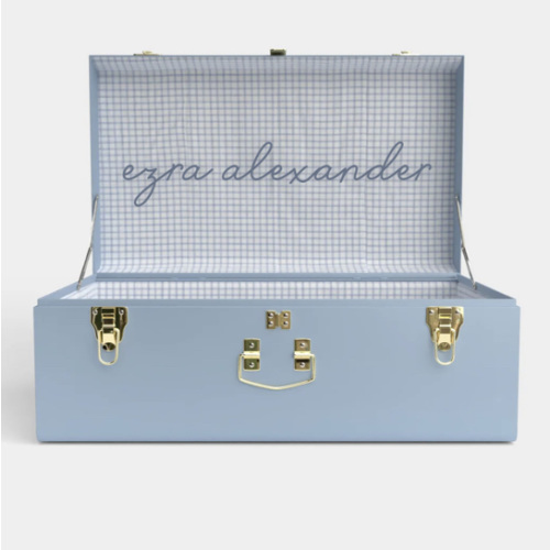 Grand Trunk - Light Blue - Picnic in Blue / Embroidery