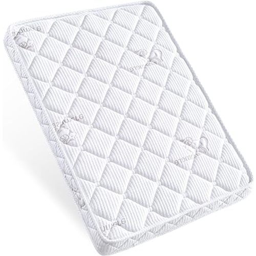 Pack and Play Mattress - 38" x 26"- Premium Knitted Fabric Playpen Mattresses, Safety Reinforced Play Yard Mattress - Fits for Graco & Baby Trend & Pamo Babe Playard, Firm Support and Comfort Foam