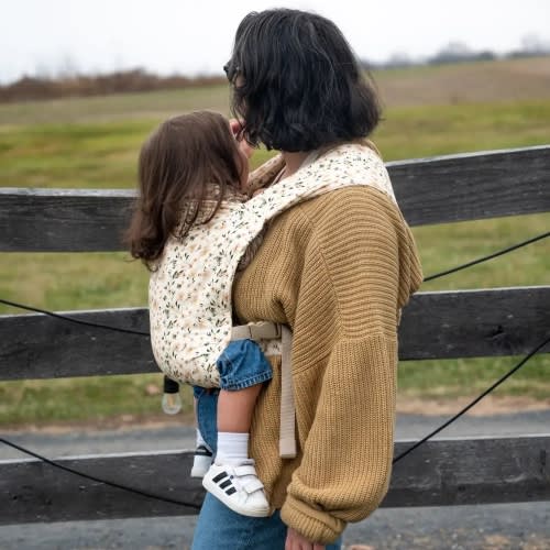 Flor Lark Baby Carrier - Floral Soft Structured Carrier | hope&plum