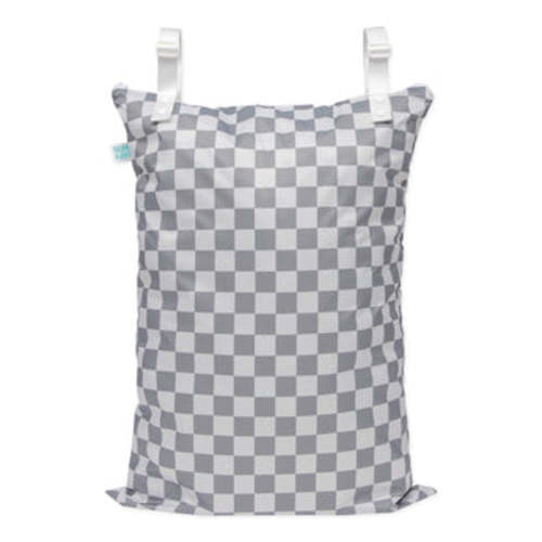 Extra Large Wet Bag: Charcoal Check – Bumkins