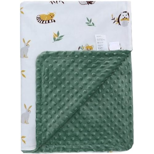 Baby Soft Blanket, Soft Baby Blanket, a Variety of Patterns to Choose from, Suitable for Boys and Girls, 75 * 100cm, Quilted Blanket Suitable for Autumn and Winter Warmth (Greenland Animals)