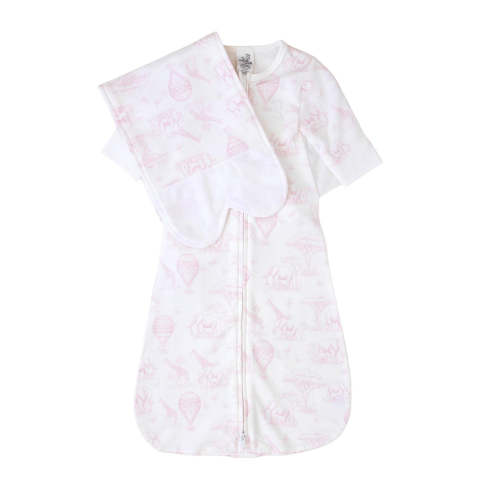 Butterfly Swaddle - Multi-Stage Sleep System (Pink Safari) - Small (7-12lbs) / Pink Safari