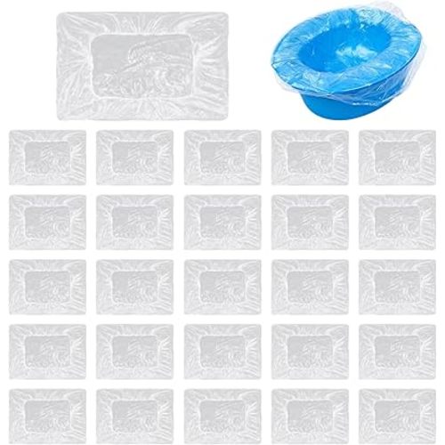 200 Pcs Potty Liners for Summer Infant My Size Potty Pro, Disposable Potty Bags with Elastic Edge, Easy-Clean Design for Toddler Training, Fits Most Potty Chairs, Portable Toilets & Travel Potties
