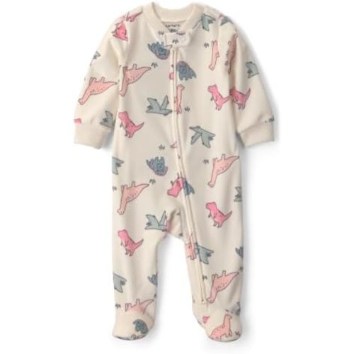 Carter's Baby Girls' Fleece Sleep and Play